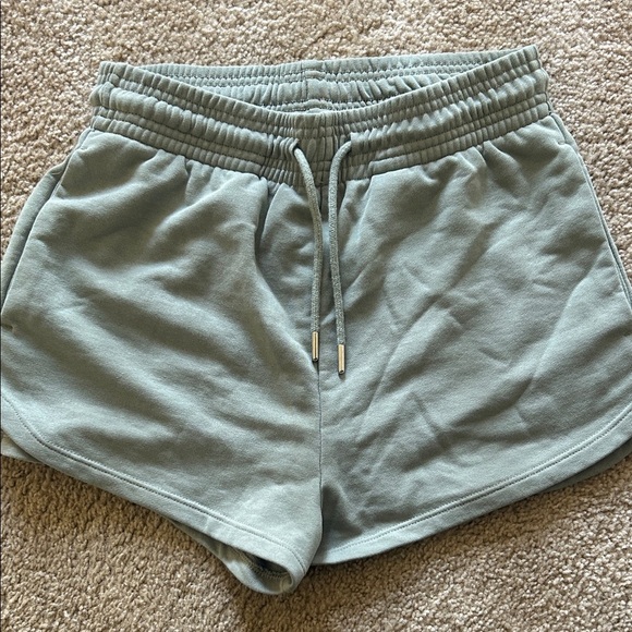H&M Pants - Women's Athletic Shorts in Sage Green